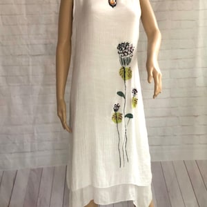 White dress cocktail dress sleeveless white cotton dress party derby dress evening dress  summer dress long white A line dress