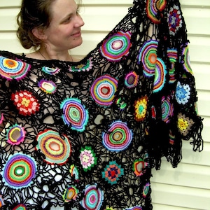 The Starry Night Crochet Shawl