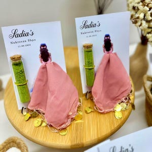 Personalized Henna Night Gift Set: Handkerchief & Henna Favor