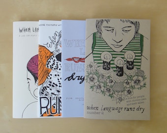 You Choose FOUR - Chronic Pain Zine Pack: When Language Runs Dry