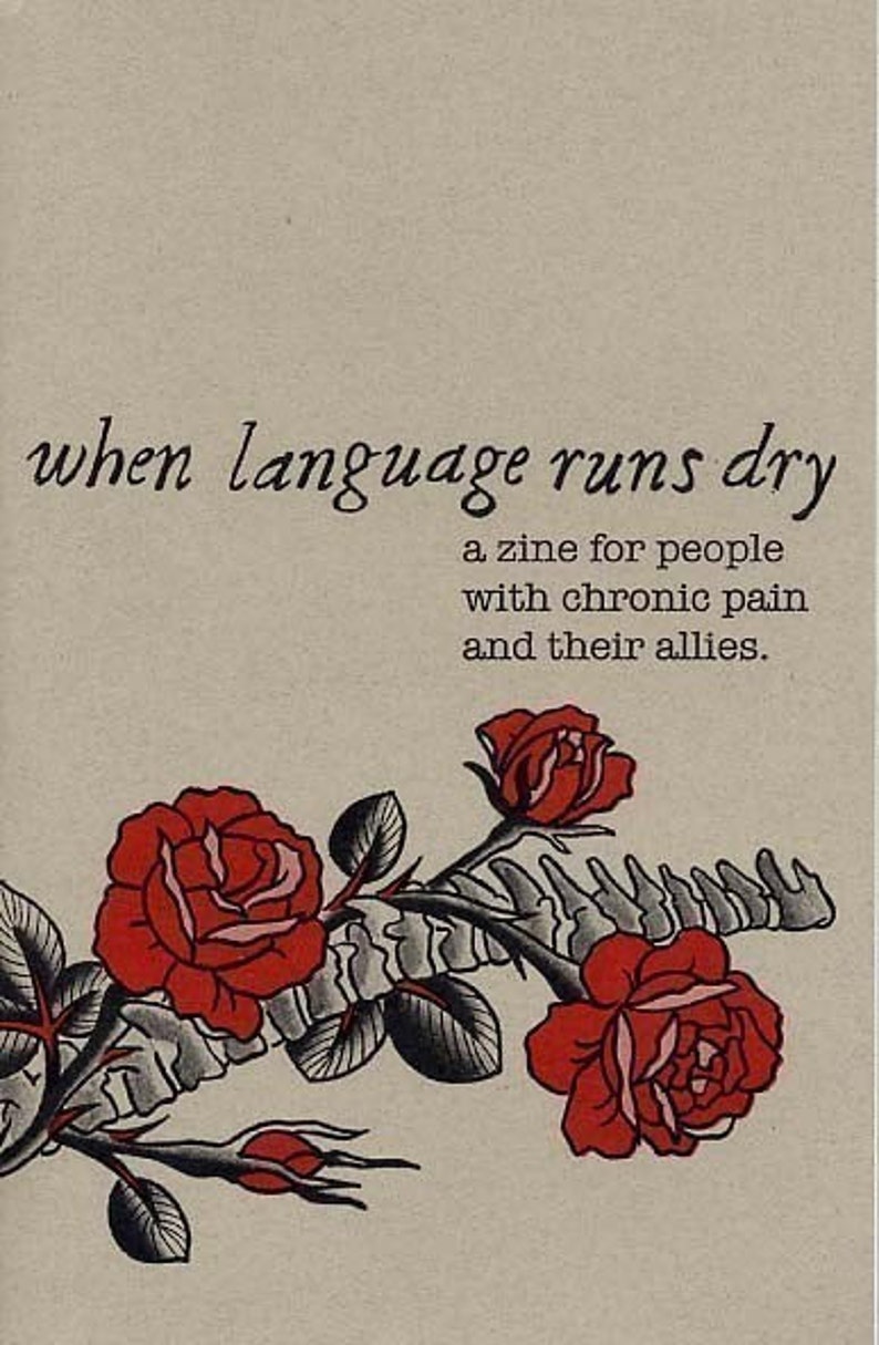 When Language Runs Dry a zine for people with chronic pain and their allies image 3