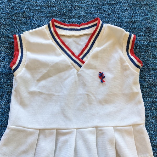 Kid's Tennis Dress - Vintage 1970s/1980s