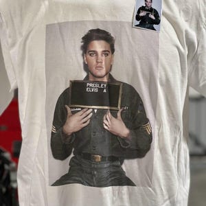 Elvis Presley T Shirt Etsy UK