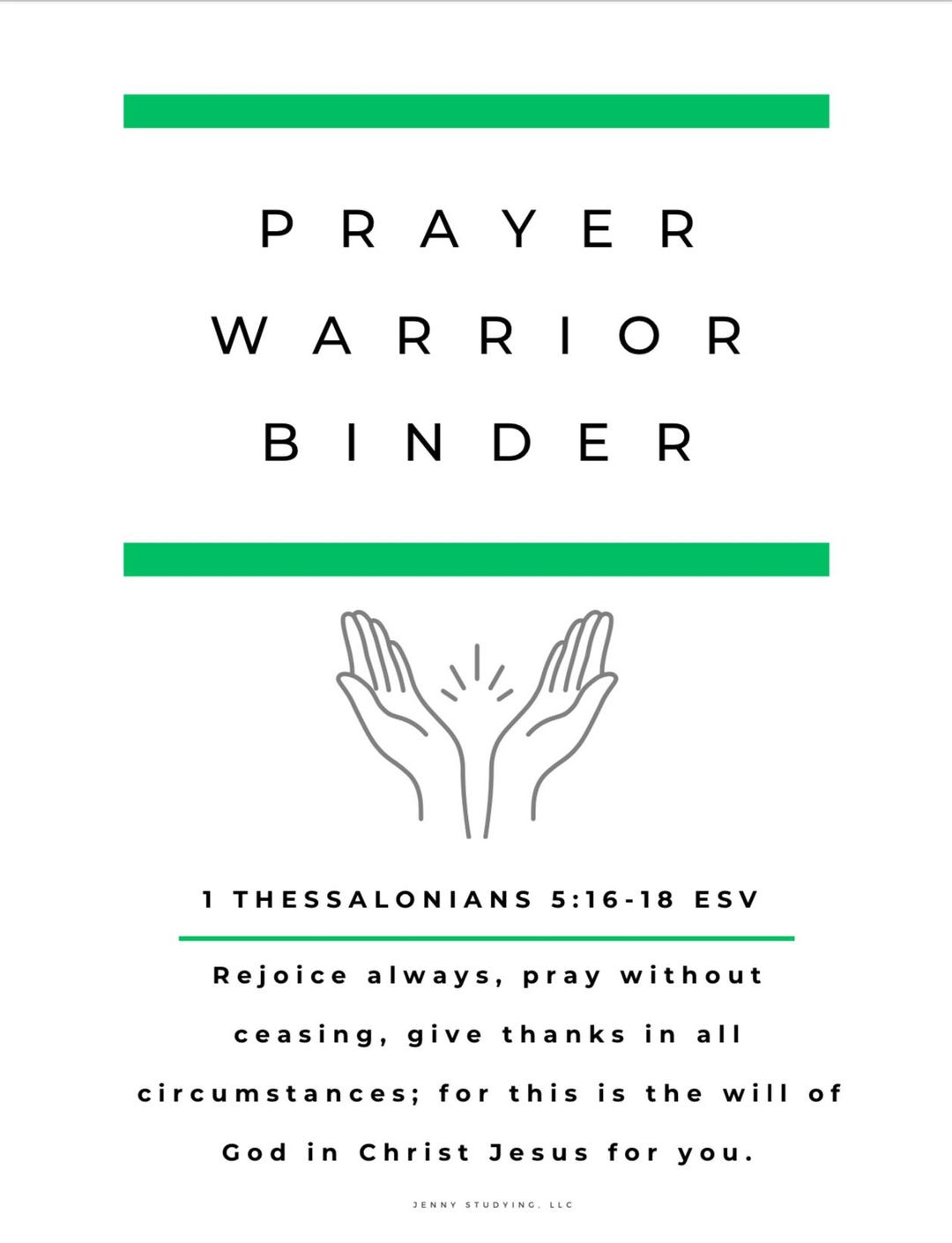 Prayer Binder Printables Green Etsy Prayer Binder Printables Green Etsy