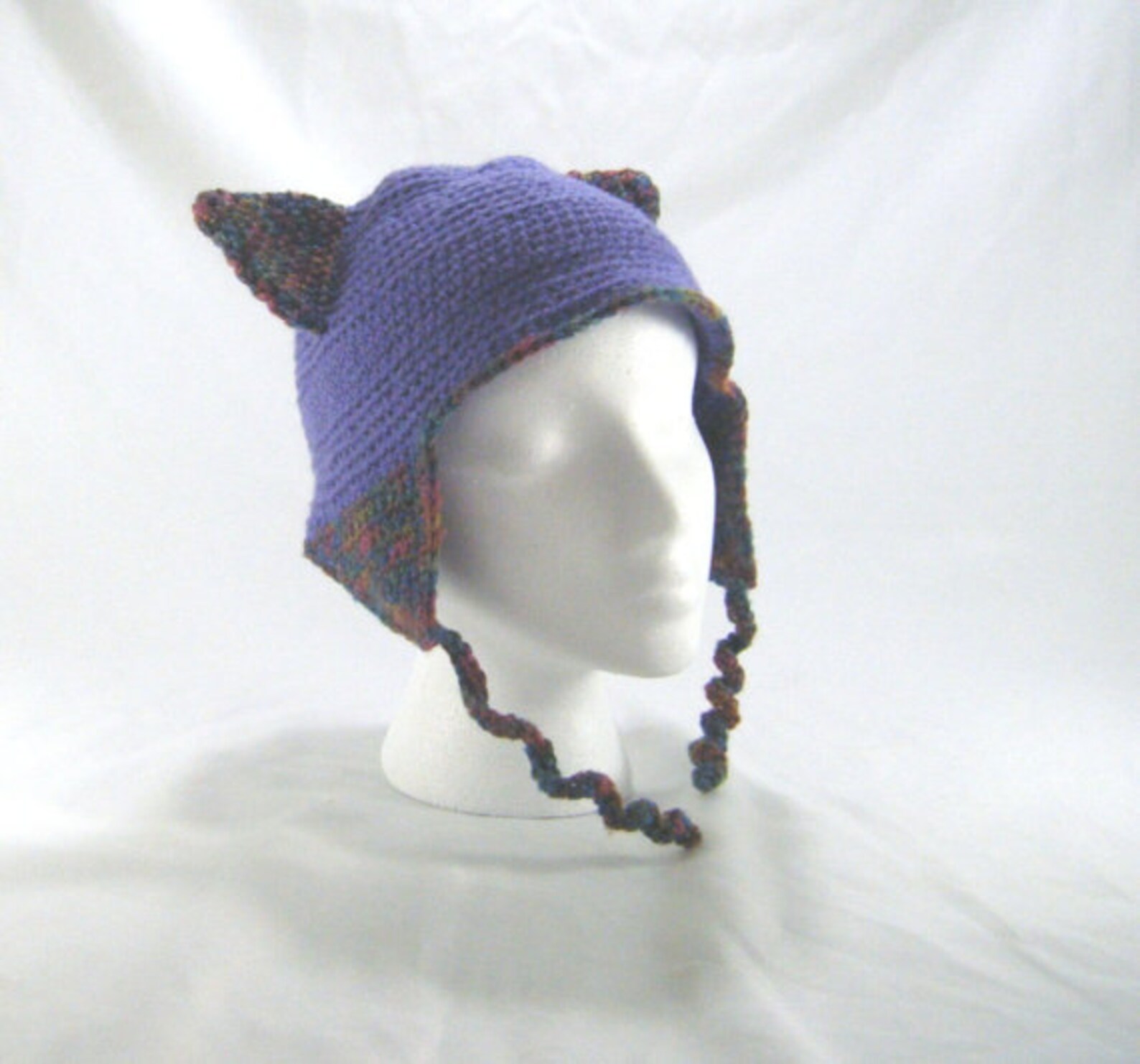PATTERN Cat Crochet Ear Flap Hat Etsy