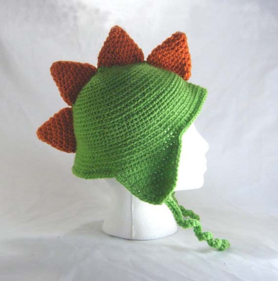 PATTERN Dinosaur Crochet Ear Flap Hat - Etsy