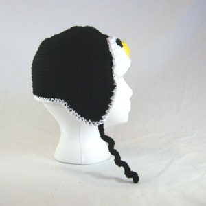 PATTERN Penguin Crochet Ear Flap Hat image 3