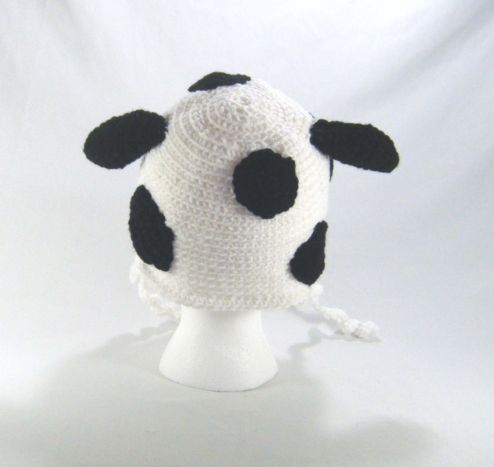 PATTERN Cow Crochet Ear Flap Hat Etsy