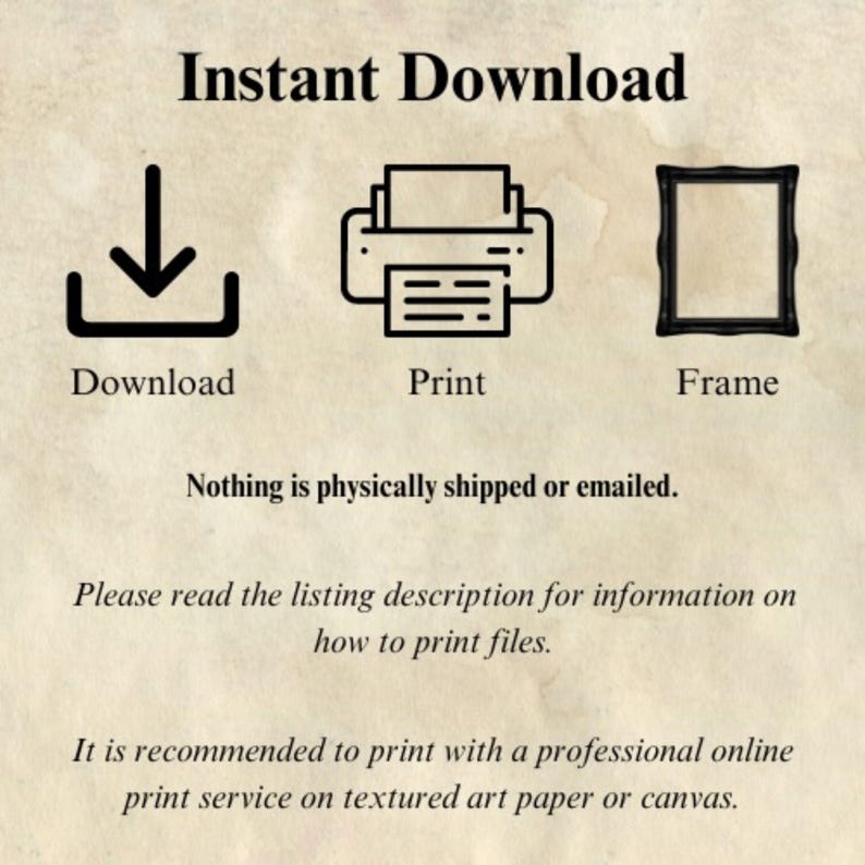 Vintage Summer Farmhouse Country Dining Room Decor Gallery Wall Set of