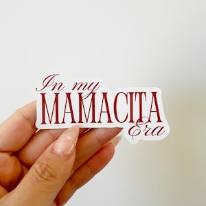 In My Mamacita Era Sticker Pink Aesthetic Latina Baddie Sticker, Hot Girl Vinyl Decal, Y2K Sticker for Laptop or Water Bottle