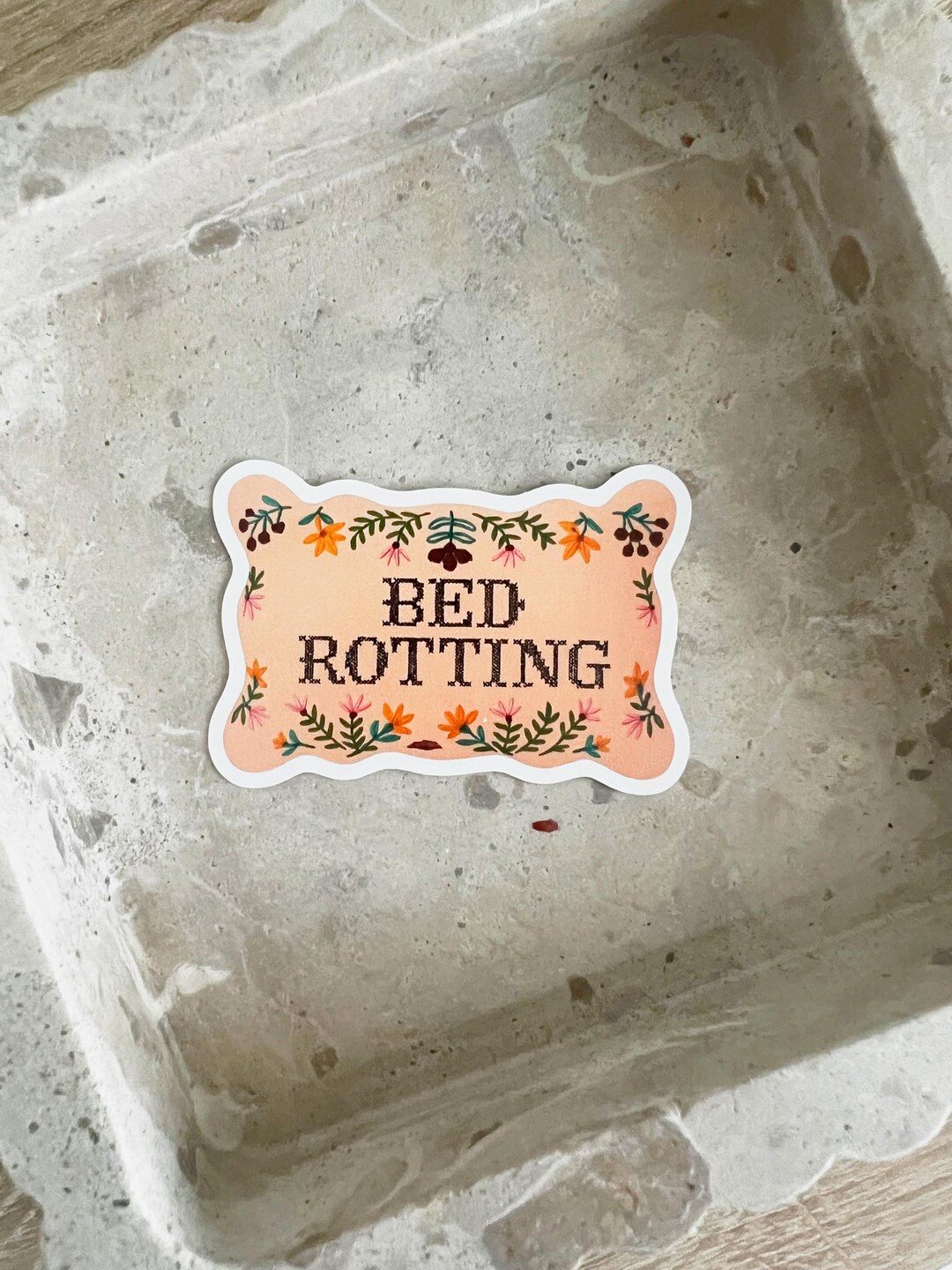 Bed Rotting Pillow Sticker: Funny Vinyl Laptop Decal - Etsy