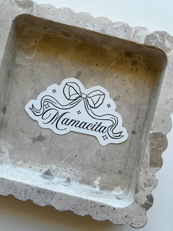 Mamacita Sticker: Y2K Latina Glam Vinyl Decal