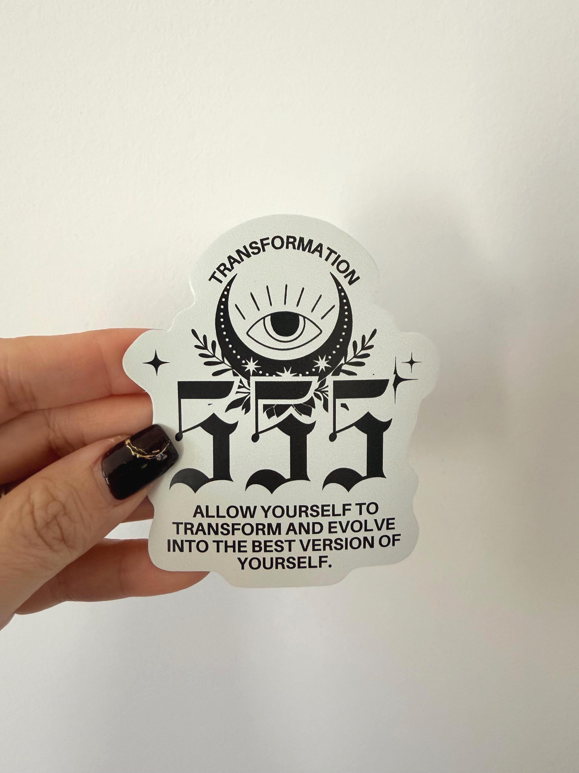 Angel Number 555 Sticker, Manifestation Sticker, Change is Coming ...