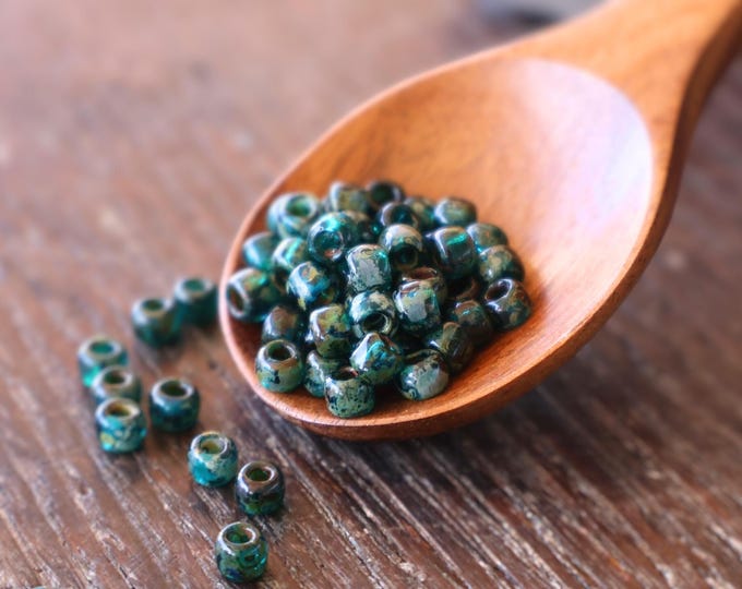 100 Toho Seed Beads 6/0 Capri Picasso  BX 5 - 24