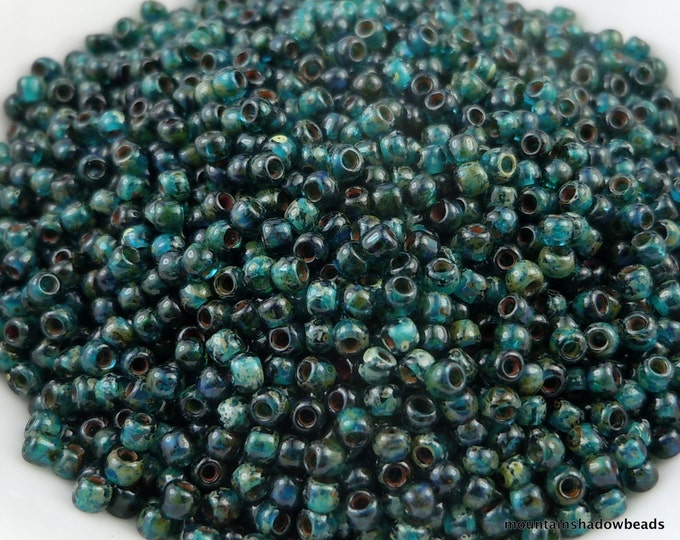 TOHO Seed Bead 11/0 - Capri Picasso - 8 gram pack 12 - 13