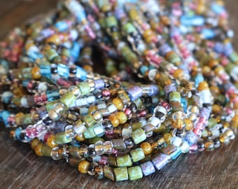 Czech Picasso Multi Color Picasso Seed and Tube Mix Size 6/0 - (PBM - 101)