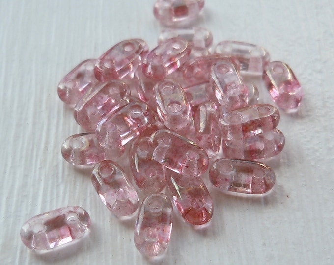 CzechMates Beads Bar Bead 6mm 10 grams Pink Luster 8 - 26