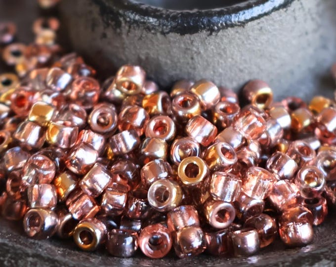 7/0 Matubo Seed Beads -  Rosaline Apollo - 10 gram pack (BX 12 - 31)