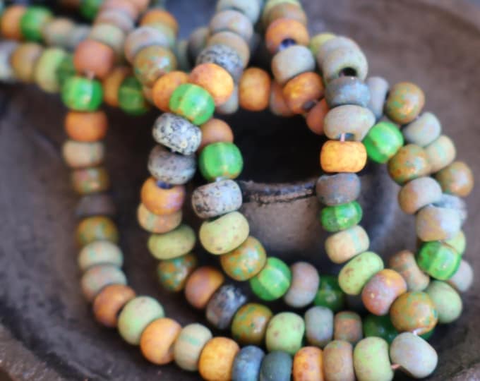 Czech Picasso Aged Multi Color Picasso Aged Seed Bead Mix Size 2/0