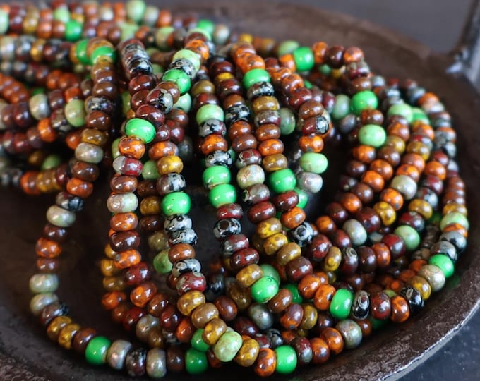 Czech Picasso Multi Color Picasso Seed Bead Mix Size 6/0