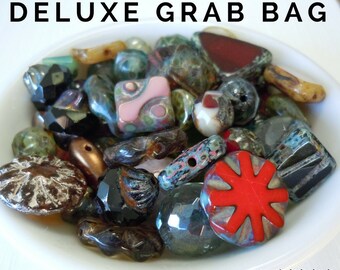 Super Premium Czech Beads, Glass Beads, Beads in Bulk Czech Picasso Bead Mix - Bead Soup Premium Picasso Bead Assortment