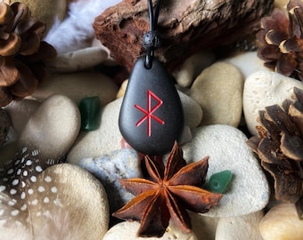 Rune, Rune nordique, pendentif rune, talisman Viking, amulette runique, collier Viking, collier Celtique, rune Viking