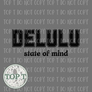 Delulu state of mind PNG