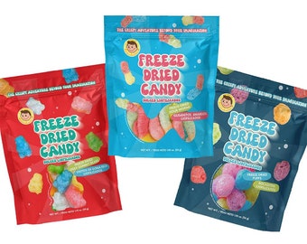 Proef de crunch: ontdek de gevriesdroogde gummies, gevriesdroogde wormen, gevriesdroogde trekjes