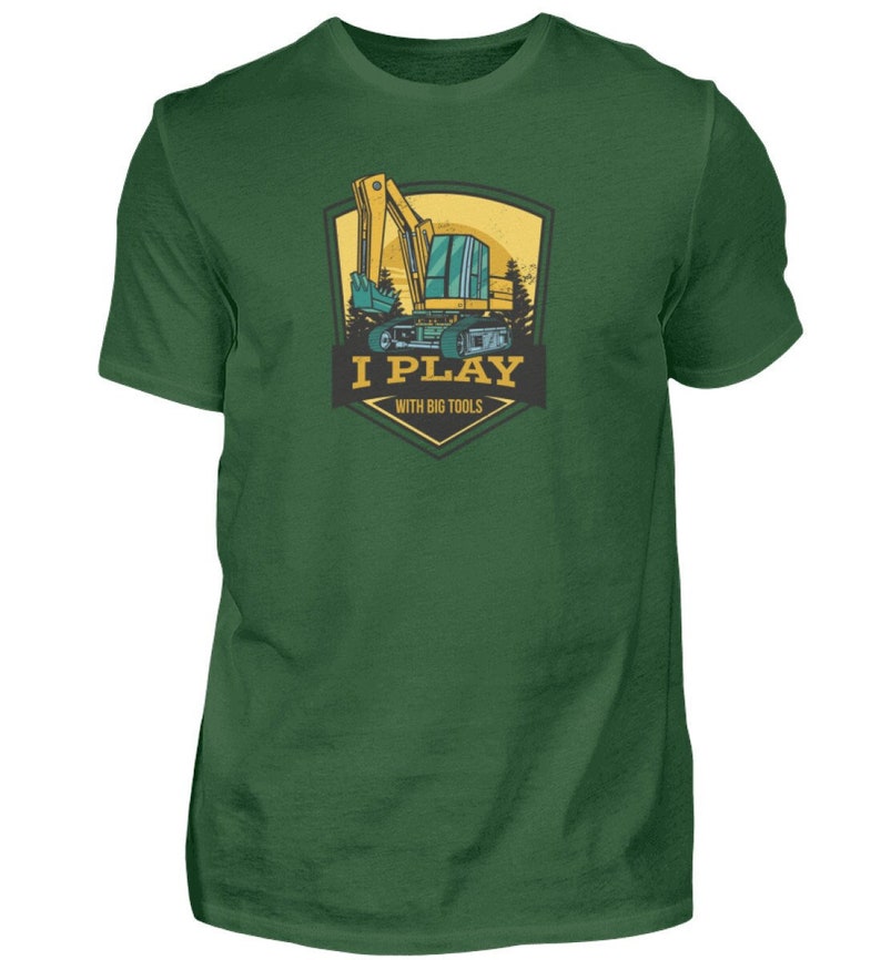 I play with big tools T-shirt Herren Bild 1