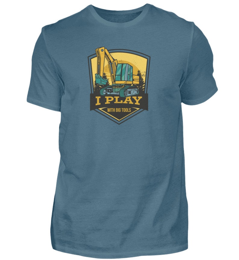 I play with big tools T-shirt Herren Bild 4