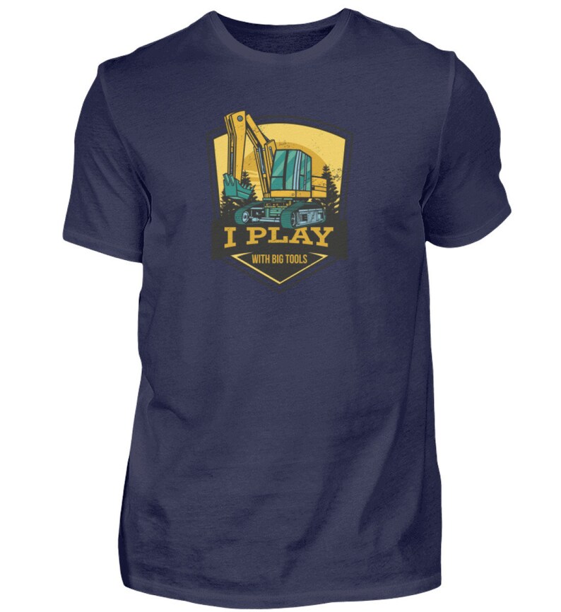 I play with big tools T-shirt Herren Bild 2