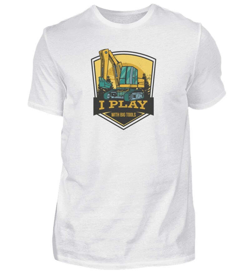 I play with big tools T-shirt Herren Bild 8