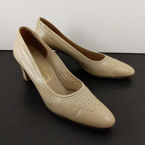 Vintage Nude Shoes Etsy