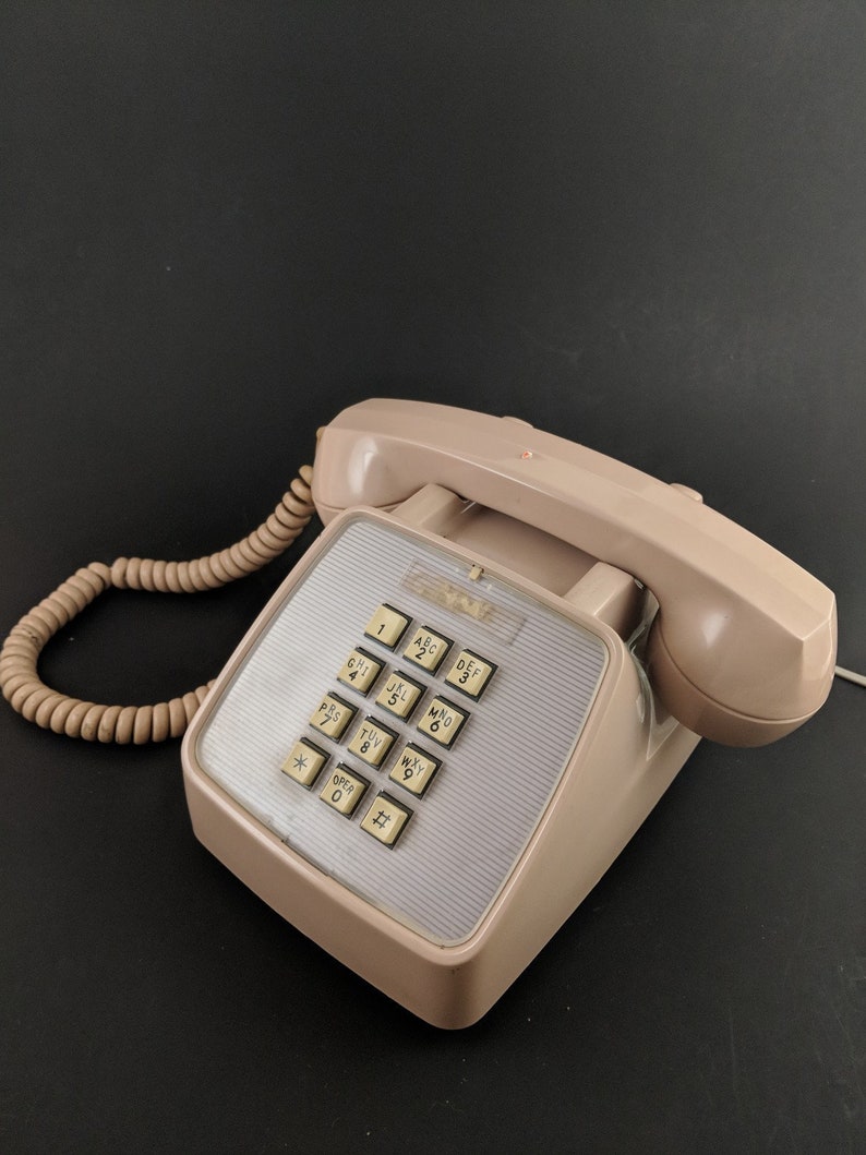 Vintage Pink Landline Phone Retro 70's 80's Telephone | Etsy