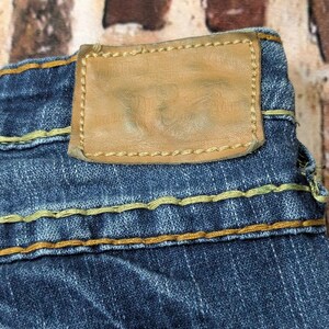 vintage an 2000 True Religion jeans bootcut taille basse orange surpiqûres taille 26 image 16