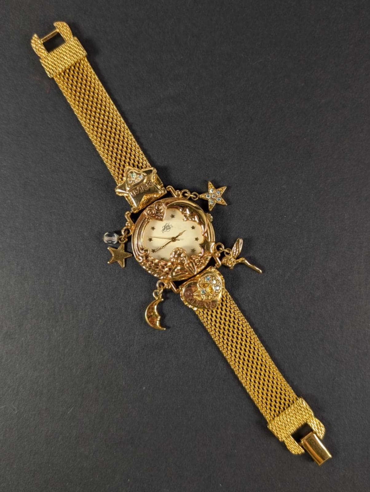Vintage Kirk's Folly Watch Angel Time Celestial 90's Charms