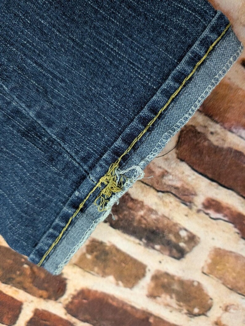 vintage an 2000 True Religion jeans bootcut taille basse orange surpiqûres taille 26 image 5