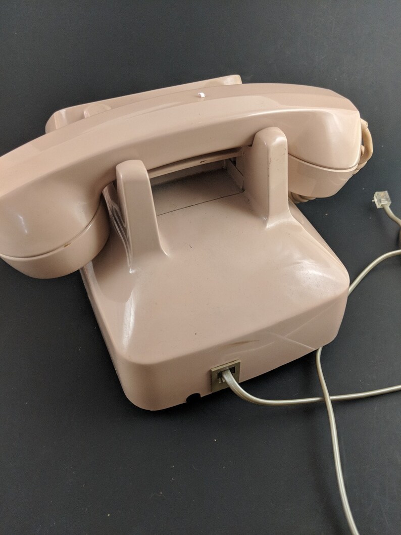 Vintage Pink Landline Phone Retro 70's 80's Telephone Etsy