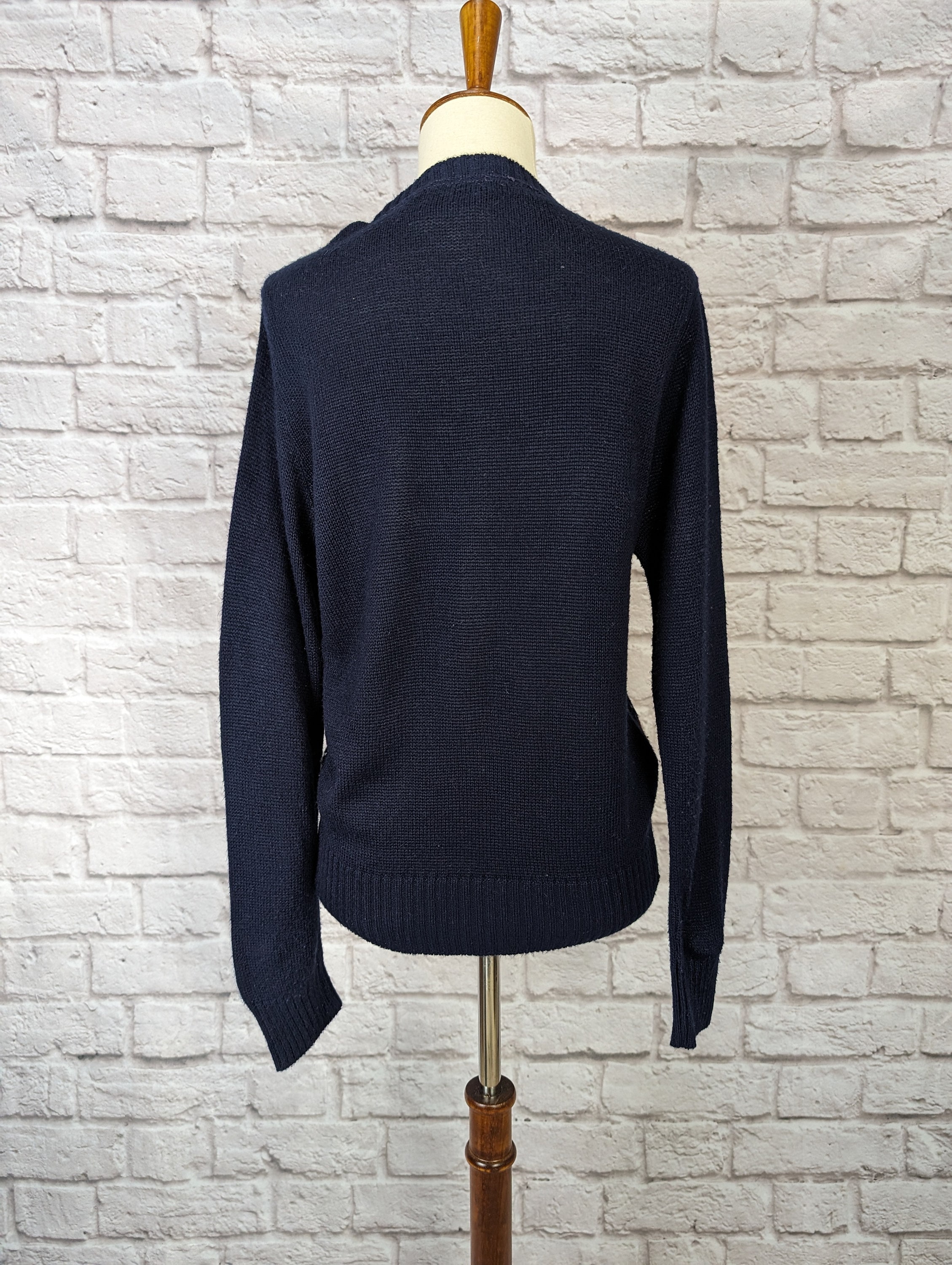 ニット/セーター Ameri VINTAGE - KnuthMarf / ethnic fringe knit / navy s-l400.jpg