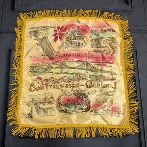 50s Souvenir Pillow - Etsy