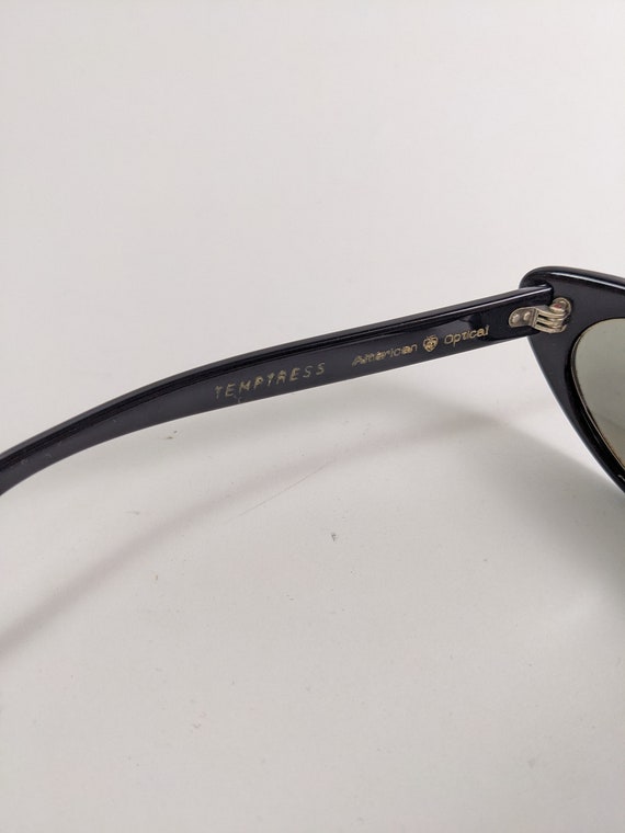 Vintage Rhinestone Cat Eye Glasses - American Opt… - image 6