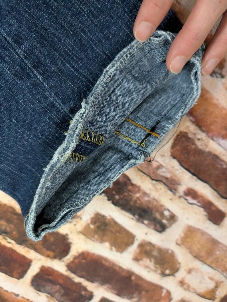 vintage an 2000 True Religion jeans bootcut taille basse orange surpiqûres taille 26 image 6