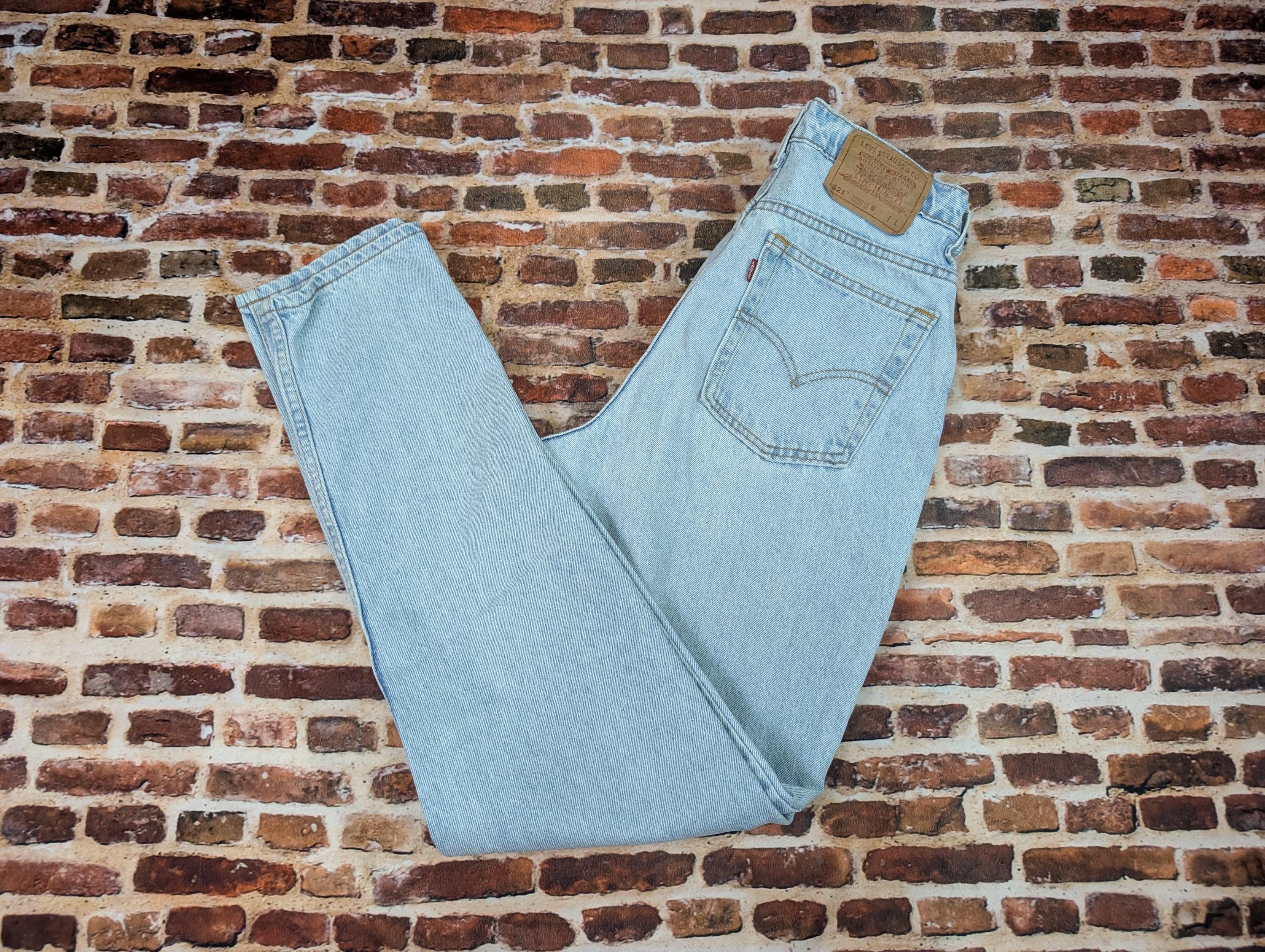 Vintage Levi's Jeans - 521 Faded Light Wash Women's Jeans - 28 X