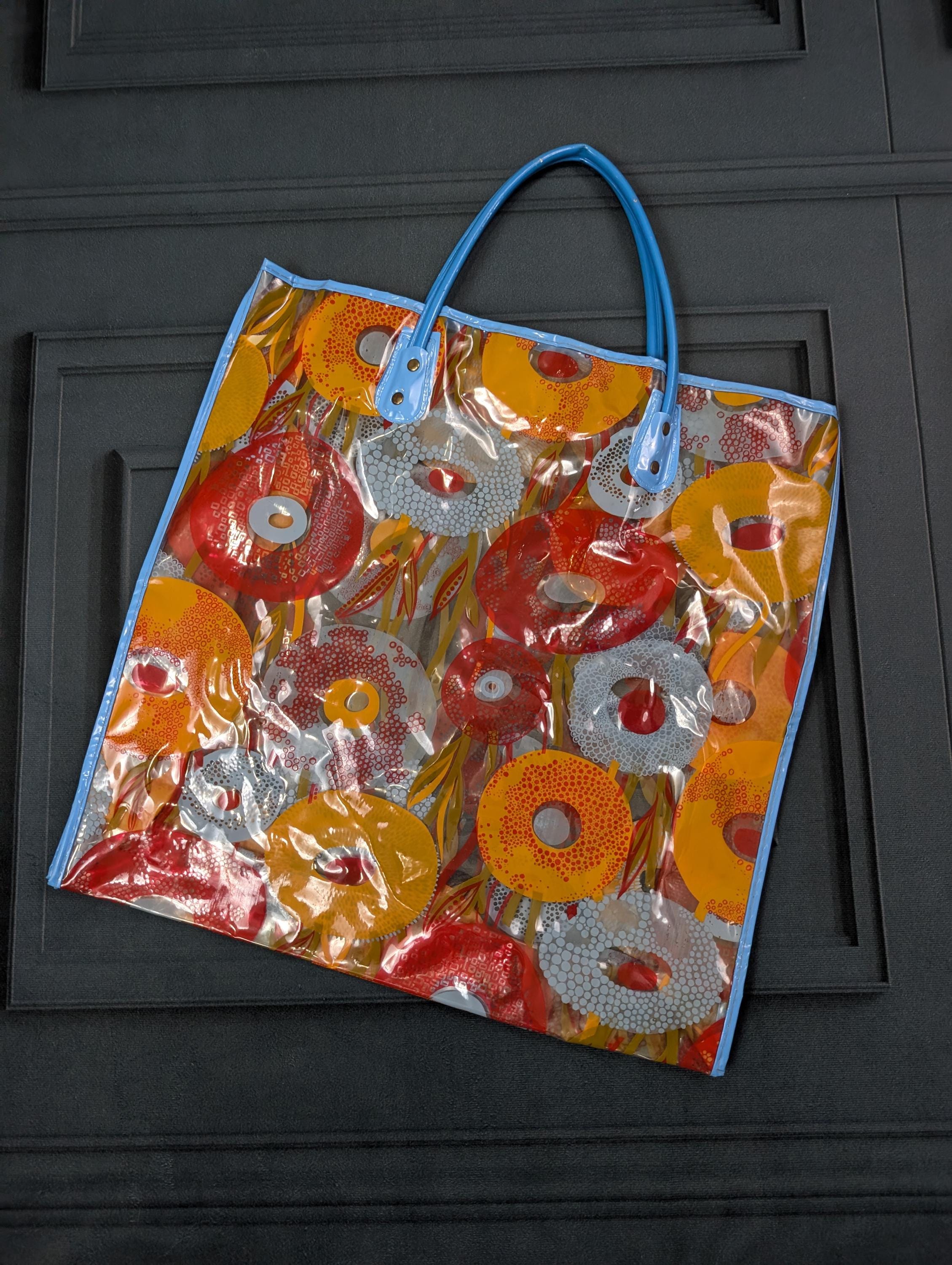 Vintage Clear Tote - Etsy