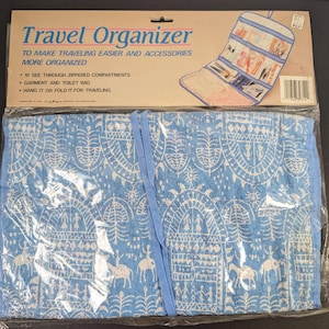 Organiseur de voyage vintage - Organiseur de trousse de toilette NIP Cosmetics des années 70 et 80