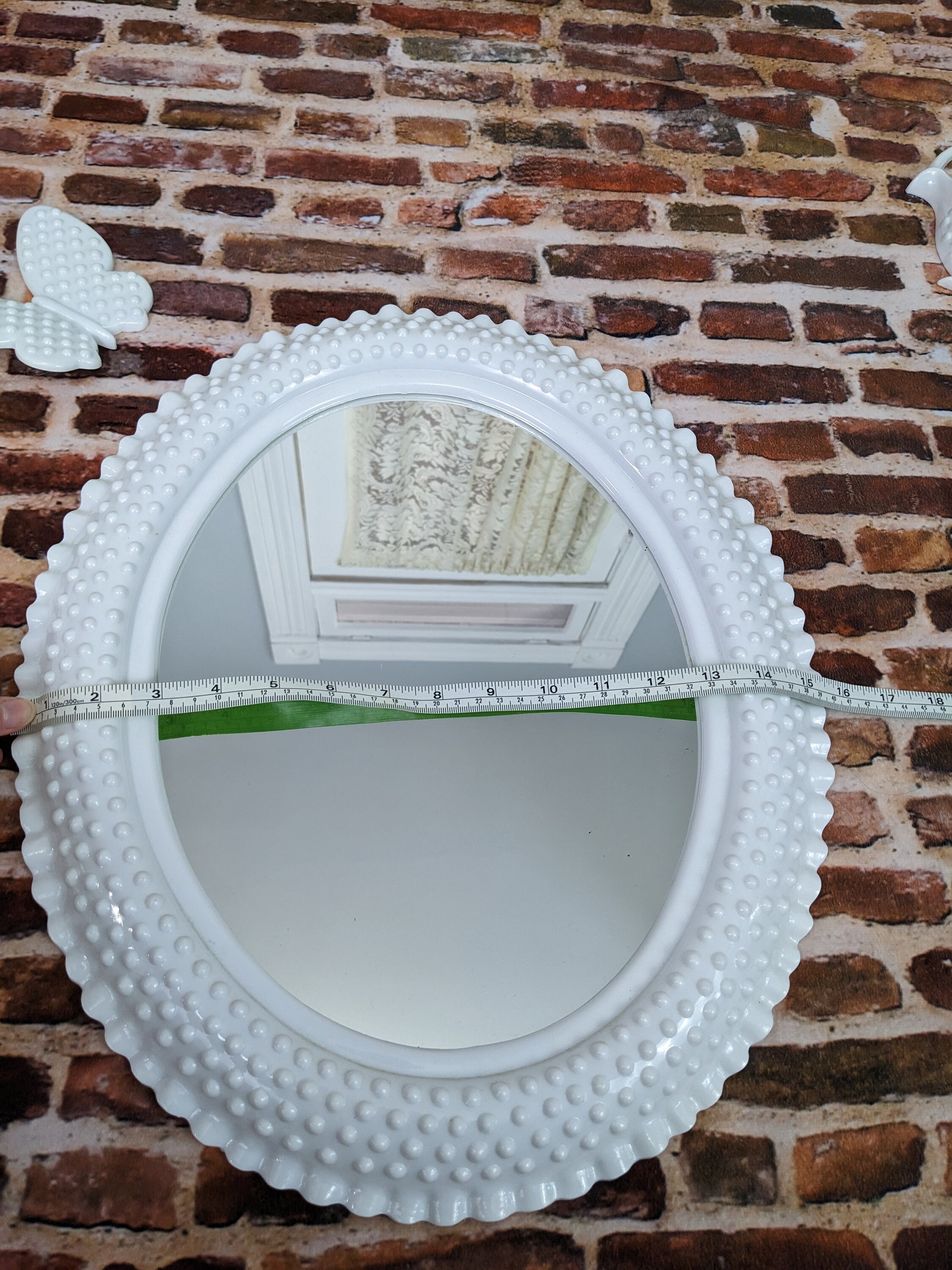 Vintage Burwood Products 10 Piece Wall Hanging Set - White