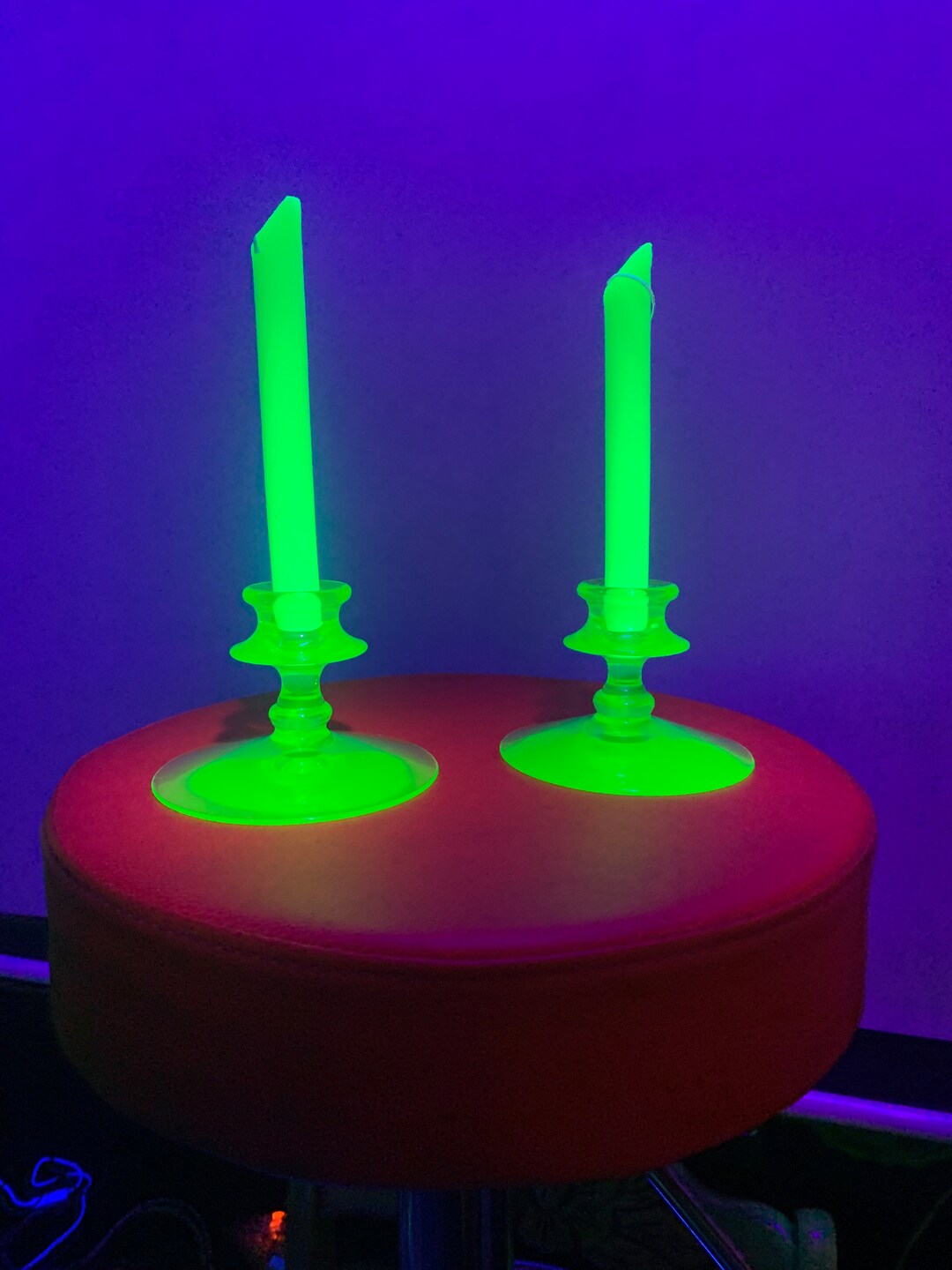 Uranium Vintage Candlesticks - Etsy