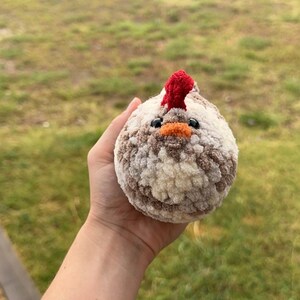 Baby Chicken, Crochet Plush , Stuffed Animal , Plush , Amigurumi, Chicken Plush, Gift Ideas, Finished Item, Chickens, Baby Chicken