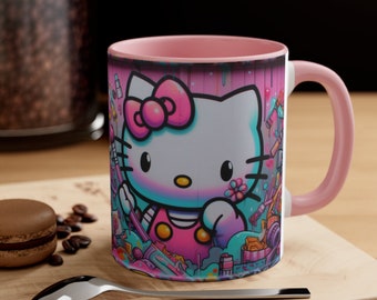 Graffiti Hello Kitty - Accent Coffee Mug, 11oz