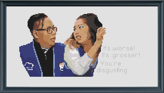 Mateo & Cheyenne - You're Disgusting! - PDF Cross Stitch Pattern Download - Superstore